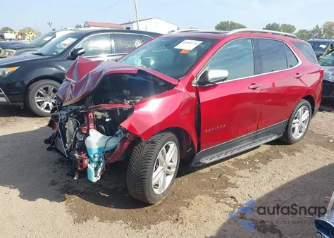 2019 Chevrolet Equinox Premier из США, поврежденный, VIN 3GNAXPEX4KL152908